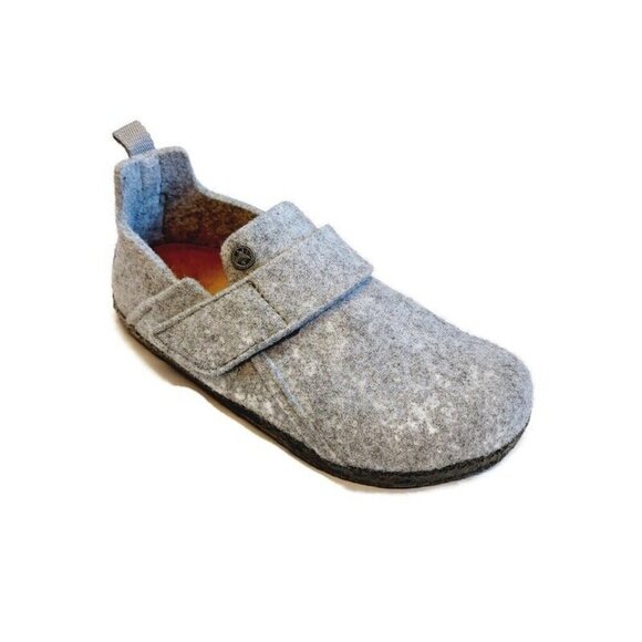 Birkenstock Zermatt HL Kids Slide Felt Slippers Size C13 EU 31Light Gray Narrow - Picture 1 of 10